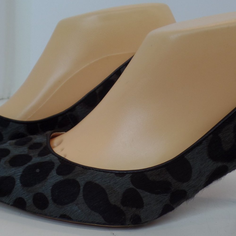 Jean-Michel Cazabat "Seducta" Multi Colored Animal Print Sling Back Heels Sz 7.5 - Picture 3 of 13
